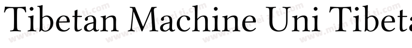 Tibetan Machine Uni TibetanTsugRing字体转换